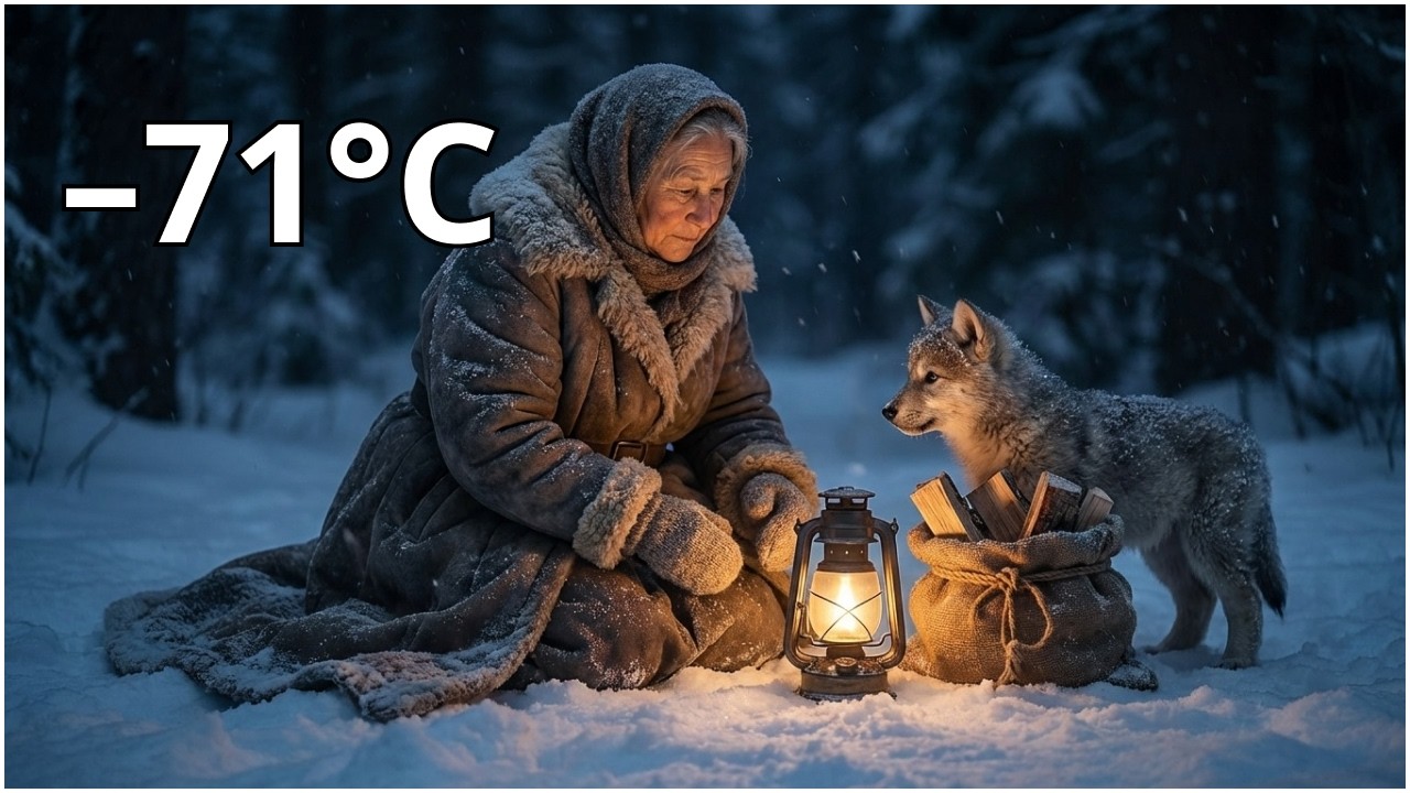 Anna's Winter: The Woman Who Saved a Wolf in Siberia's Endless Night -71°C ❄️🐺