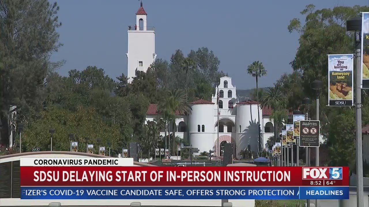 SDSU Will Start Spring Semester Online As School Readies For InPerson