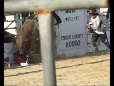 Stroud Rodeo Man Trampled By Bull