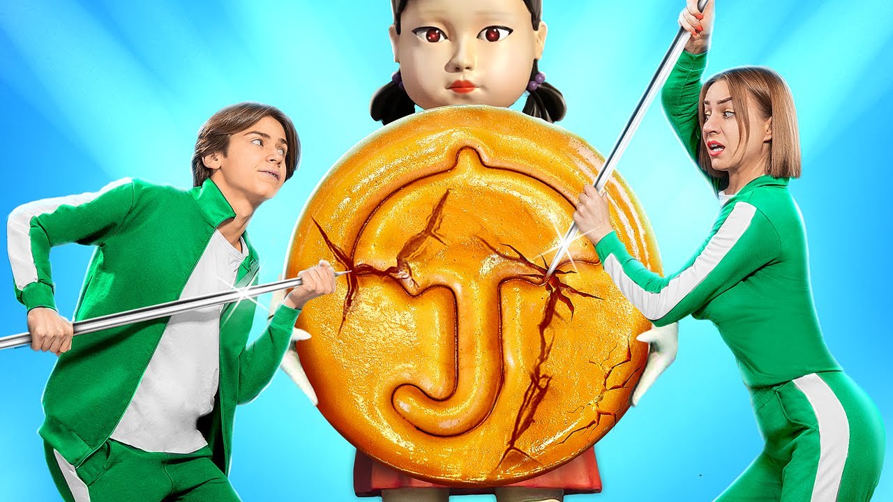 играем в кальмара в реальной жизни. игра в кальмара мультик в реальной жизни.