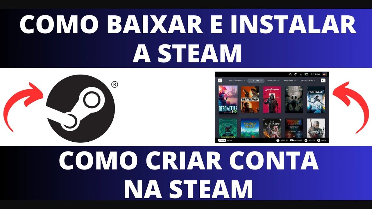 Como instalar e criar conta no Steam - Canaltech