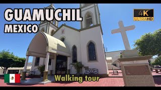 GUAMUCHIL, Sinaloa, MEXICO 🇲🇽 - WALKING Tour 4K