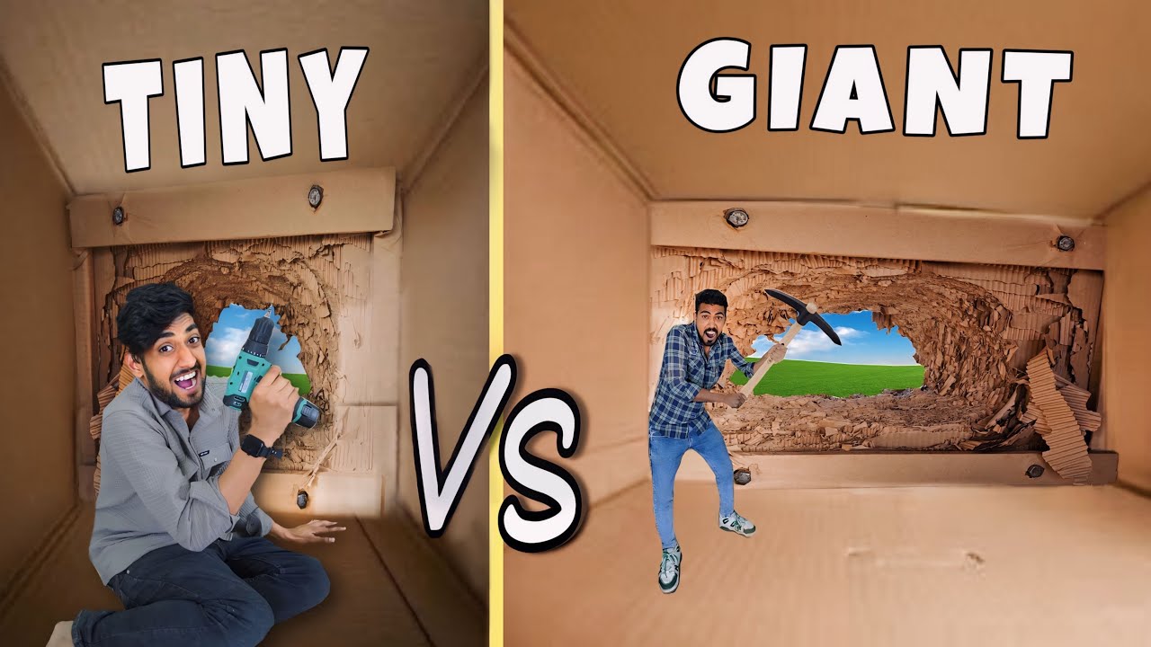 100 layer cardboard box trap challenge winner will get 50,000 - YouTube