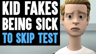 Kid FAKES ALLERGIC REACTION, He Instantly Regrets It | Dhar Mann Animated