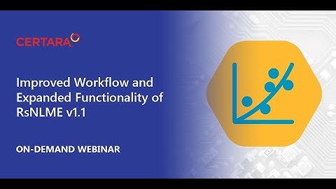 Improved Workflow and Expanded Functionality of RsNLME - Version 1