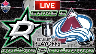 Dallas Stars vs Colorado Avalanche Game 6 LIVE Stream Game Audio | NHL Playoffs Streamcast & Chat