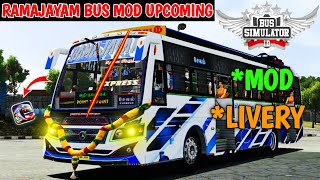 🎀🤯RAMAJAYAM BUS MOD UPCOMING | BUS SIMULATOR INDONESIA | RAMAJAYAM BUS MOD IN BUSSID screenshot 4