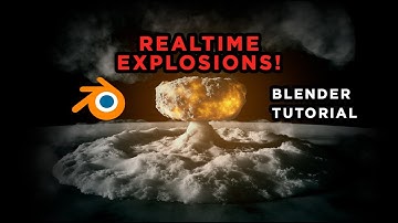 EXPLOSIONS in Realtime - VFX Blender Tutorial