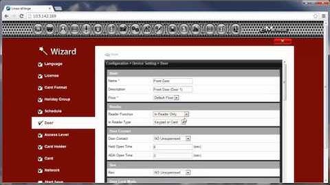 e3 Series: Setup Wizard Doors