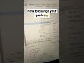 How to change your grades it works sub