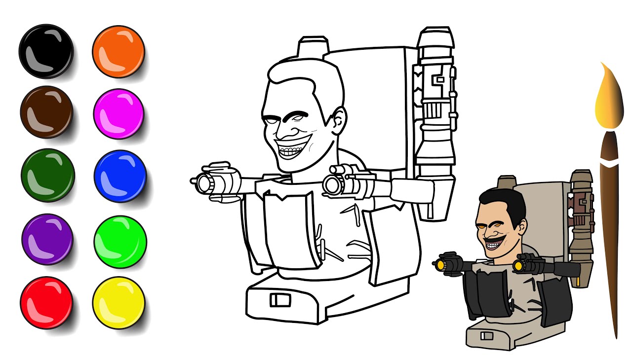 How to Draw Upgrade G-Man From Skibidi Toilet: Step-by-Step Tutorial 