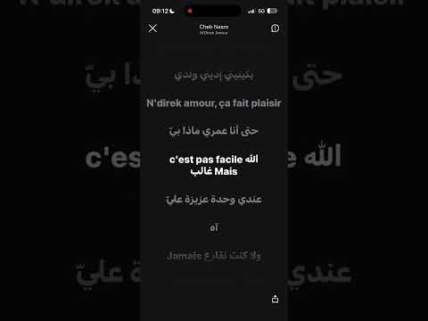 Cheb Nasro - N’direk amour ( Speed up)