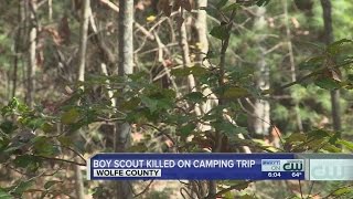 Boy scout killed on camping trip