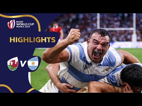 Sanchez seals stunning comeback | Wales v Argentina | Rugby World Cup 2023 Highlights