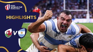 Sanchez seals stunning comeback | Wales v Argentina | Rugby World Cup 2023 Highlights