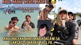 ANDI EIGENMANN NAIYAK HINDI NADALAW NI NANAY JACLYN JOSE ANG SIARGAO ❤️ SAYA NG BONDING WITH GWEN