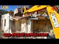 JCB 3CX |⚠ Tearing Down the Old House (English and Spanish Subtitles)