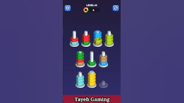 Nut Sort Game  Solution 42 || Level 42 || Tayeb Gaming