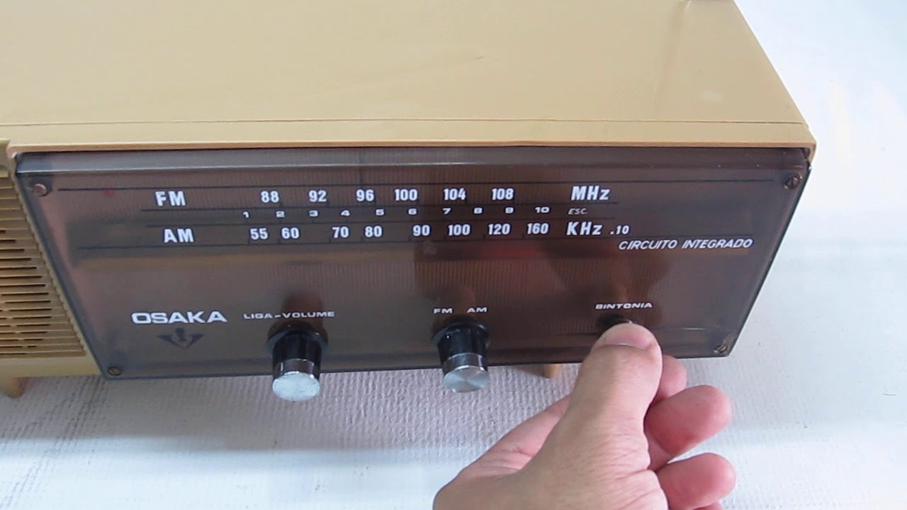 Rádio Antigo Osaka ( MOD. 8001 ) YouTube