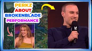 G2 Perkz About G2 BrokenBlade Performance 👀