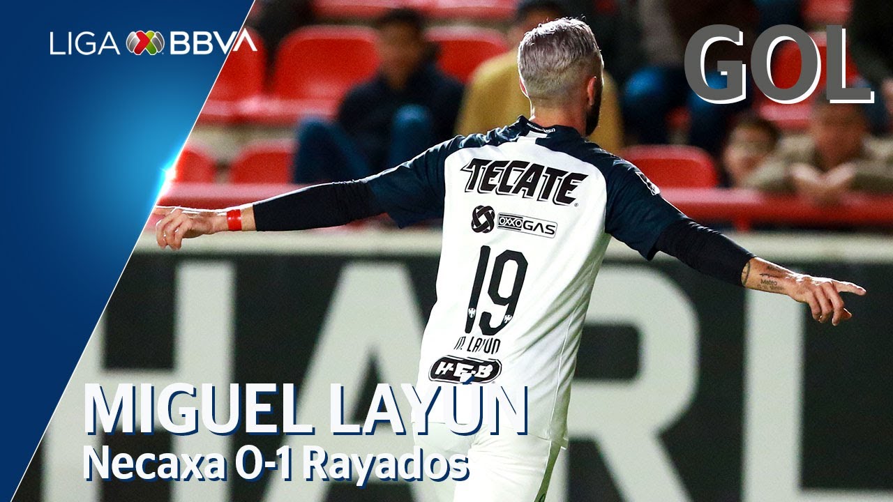 Gol de M. Layún | Necaxa 0 - 1 Monterrey | Liga BBVA MX - Clausura 2020 ...