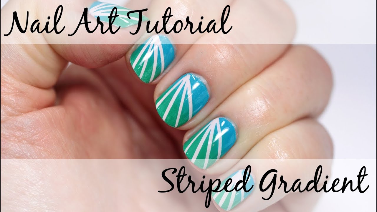 2. Easy Red and White Striped Nail Art Design Tutorial - wide 3