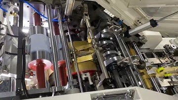 B220 Square bottom paper bag machine with 2-color online printing