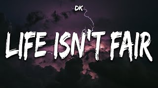 Dk - Life Isn't Fair (Lyrics) Prod. Goldgrain