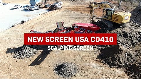 NEW SCREEN USA CD410 - Scalping Screen on site