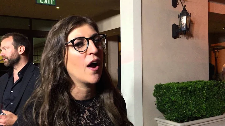 Mayim Bialik celebrates another 'The Big Bang Theory' Emmy nomination at a TV Academy event
