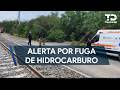 Detectan fuga de hidrocarburo tras toma clandestina en ducto de Pemex en El Carmen, NL