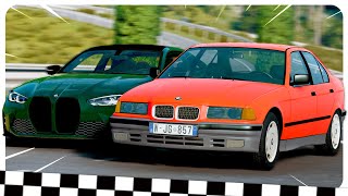 BMW 316i VS Noul M4 pe BeamNG cu Prietenii