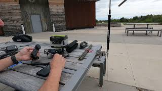 The Gabil Radio GRA-7350TC Antenna Deployed on a Picnic Table for POTA