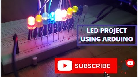 My first Arduino project...LED project by Joel