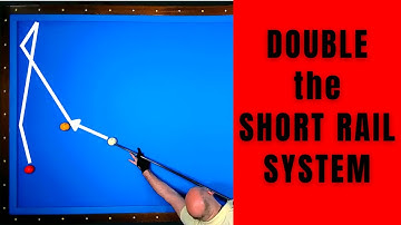 Double the short rail System - 3 cushion billiard lesson