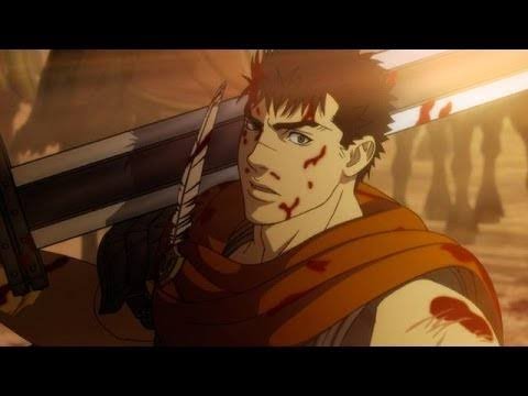 Guts Vs 100 Soldiers Berserk The Golden Age Arc Youtube