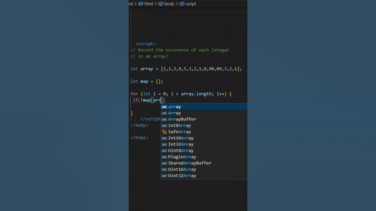 Counting occurrences in javascript array frequency mapping javascript
