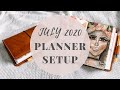 July 2020 Planner Setup! | PLANNER PERFECT METHOD in a Wide TN | The Pixie Planner