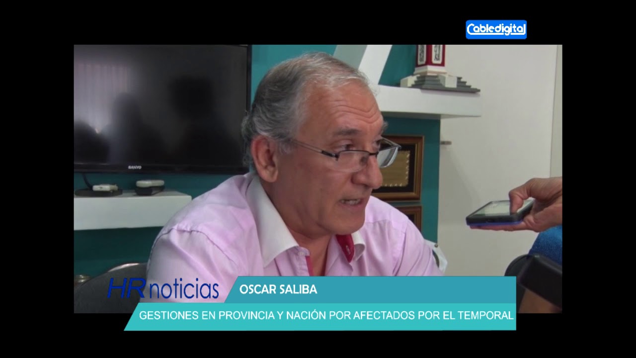 OSCAR SALIBA GESTIONES EN PROVINCIA Y NACION POR AFECTADOS POR EL TEMPORAL huinca renaco