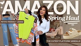 🌷2024 AMAZON SPRING FASHION HAUL!🌷 HEAD TO TOE OUTFITS! *PETITE FRIENDLY*