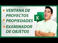 Curso de Macros: Ventana Explorador de Proyectos y Propiedades (examinador de Objetos)