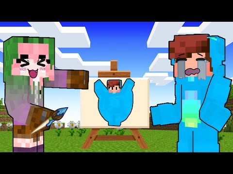 TinenQa vs SPEED DRAW in Minecraft!
