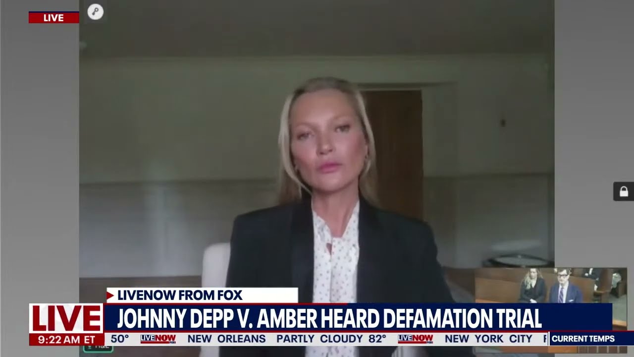 Kate Moss bombshell: Johnny Depp never pushed me down stairs, Amber Heard wrong - LiveNOW from FOX