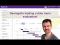 Geologists leading a data room evaluation!