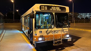 2005 Voith New Flyer D40LF #0556 | Mississauga Transit Route 13 North