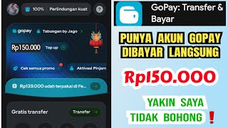 event aplikasi GOPAY terbaru, PUNYA AKUN GOPAY SUKSES KYC dapat uang gratis Rp150.000
