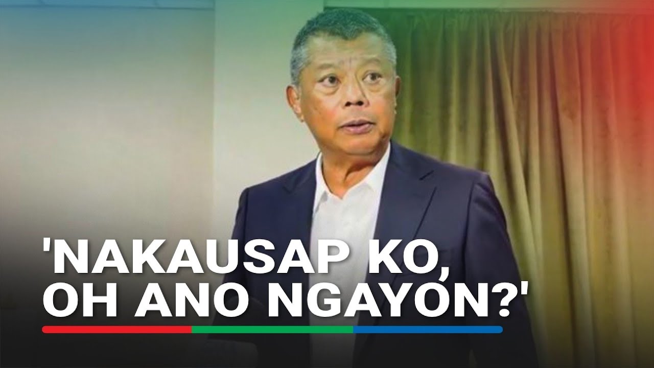 Remulla kinumpirmang may nakausap mula sa ICC | ABS-CBN News