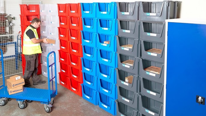 Large Corrugated Plastic Correx Pick Bins, Picking Boxes For Warehouse