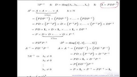 Lecture 22 -- Matrix powers via diagonalisation