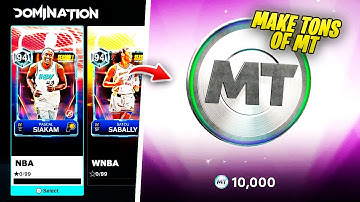 HOW TO MAKE TONS OF MT IN NBA 2K26 MYTEAM! BEST WAYS TO MAKE MT!